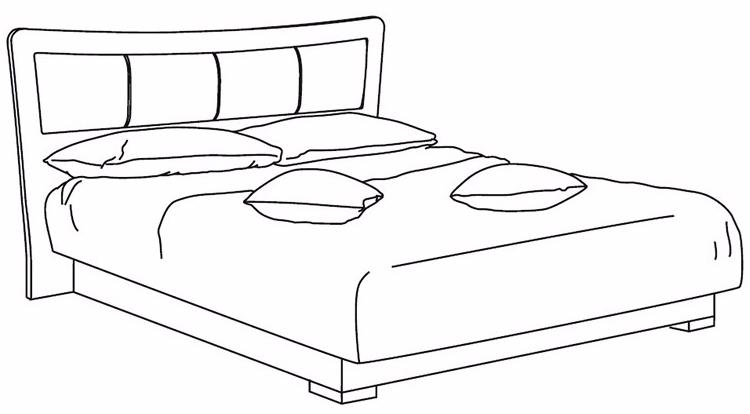 Arvestyle Кровать-контейнер с мягким изголовьем Prima classe Ks-e812 - Вид №3