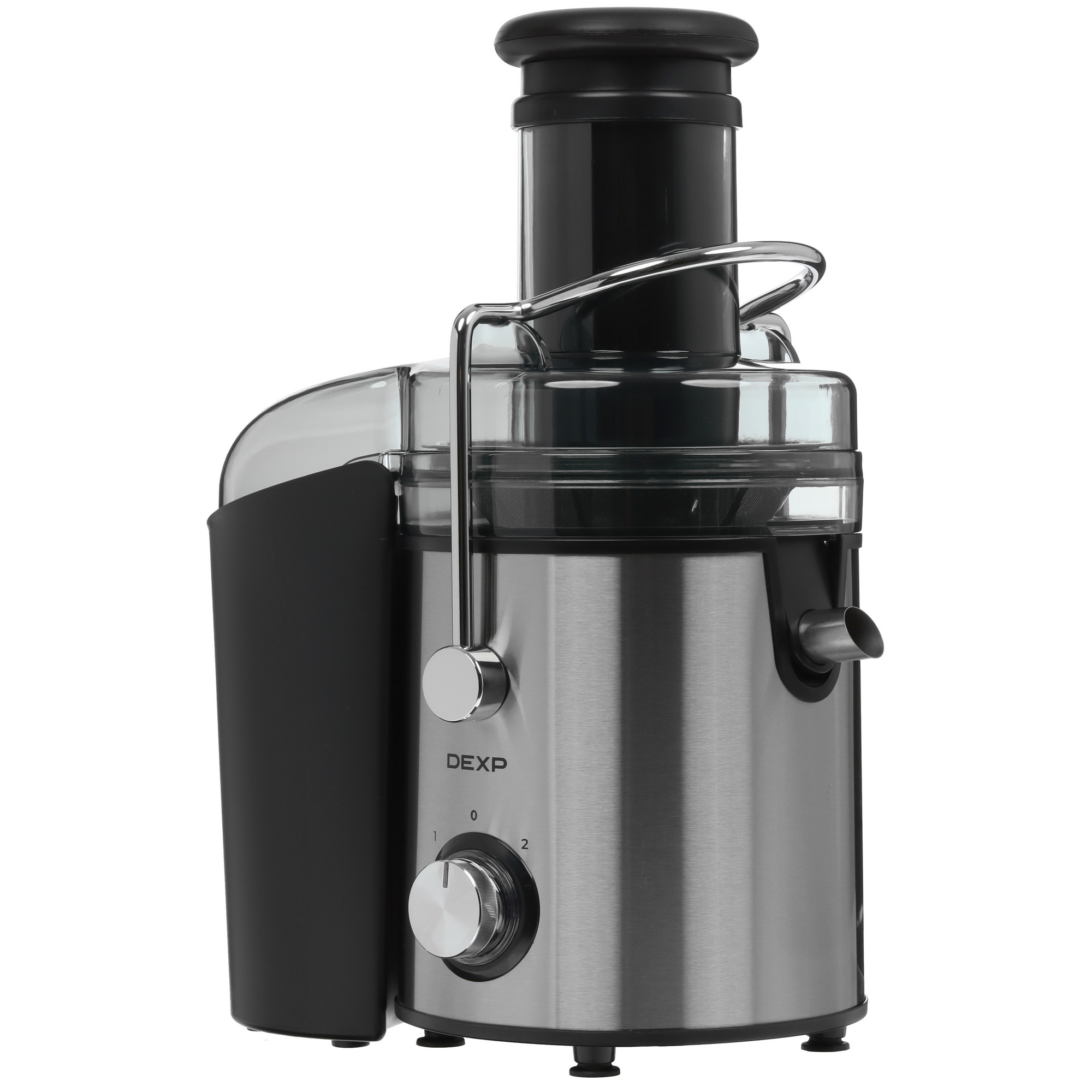 9157617 Соковыжималка электрическая DEXP DJR-1100M серебристый STDN-0112570 - Вид №1