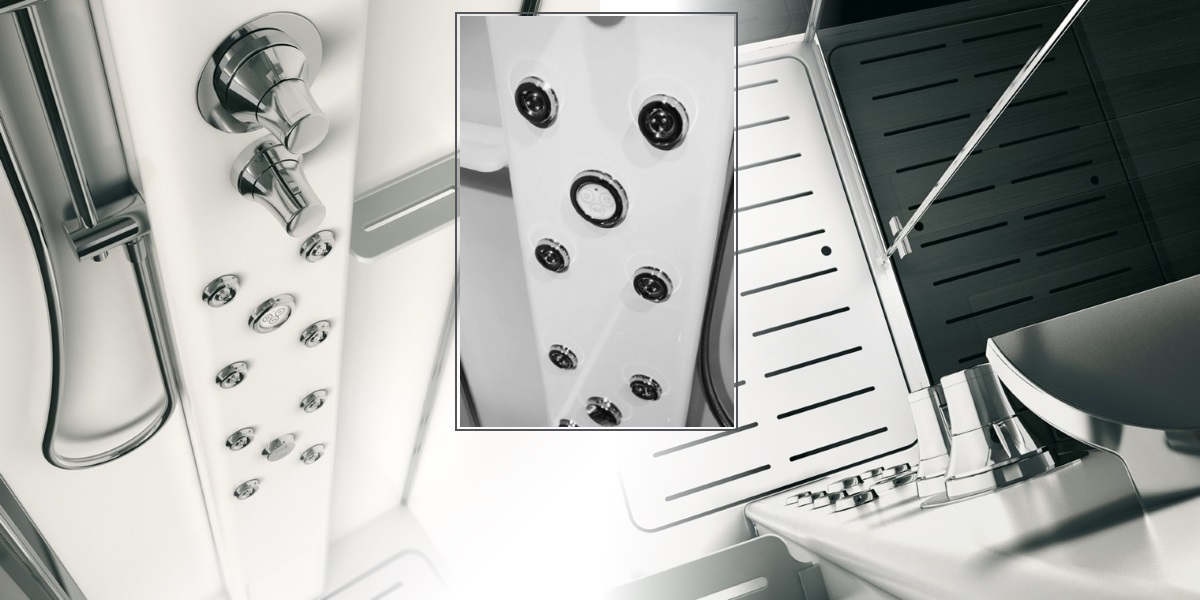 Душевая кабина Play 100 TT 9547-19079 Dx Jacuzzi 954719079DX - Вид №1