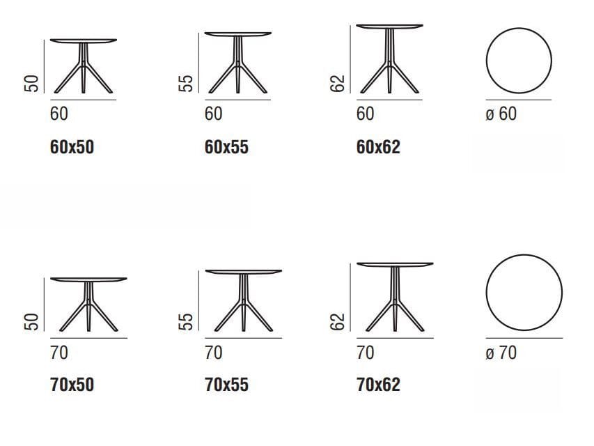 Круглый журнальный столик из алюминия и дерева Verzelloni ROBIN ARCH-00112724 - Вид №5