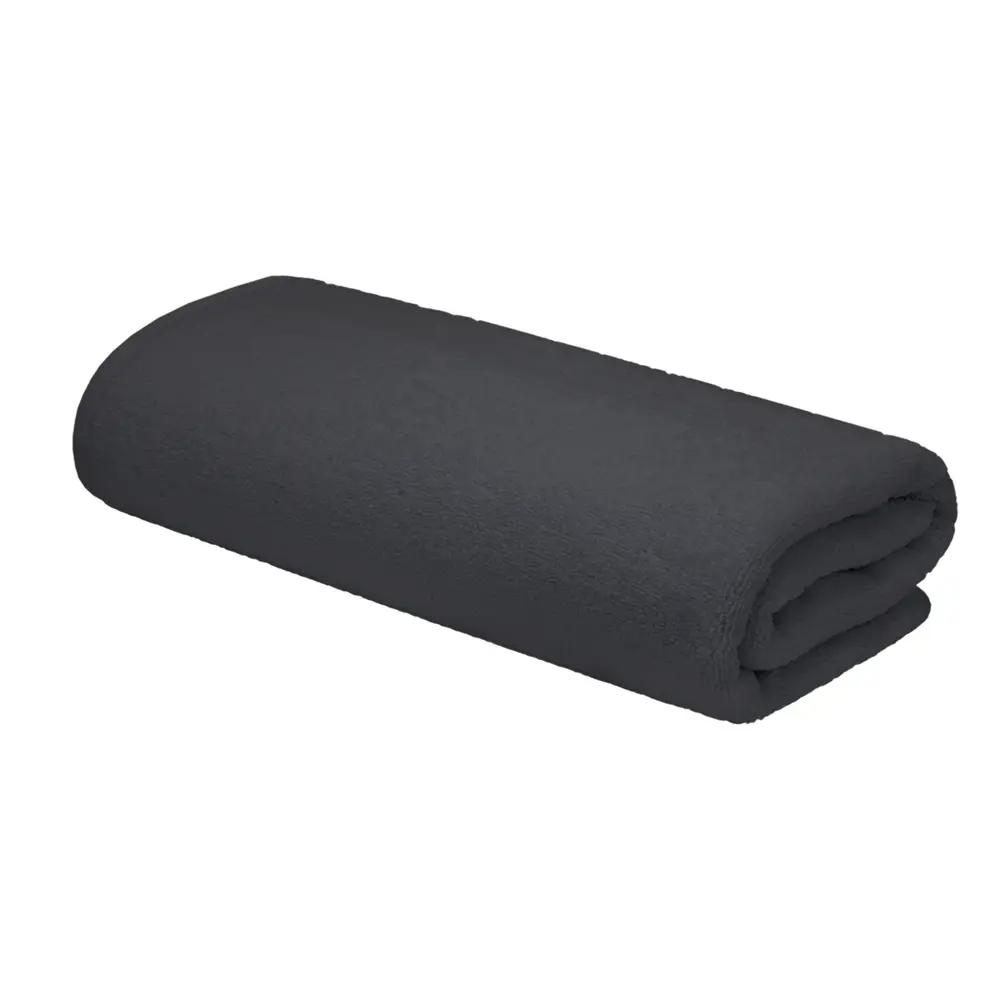 Махровое полотенце BRAVO Enna Black - черное 30х60 см 89367710 STLM-1055540 - Вид №2