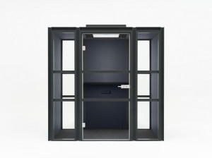 Акустическая офисная кабина со встроенным освещением