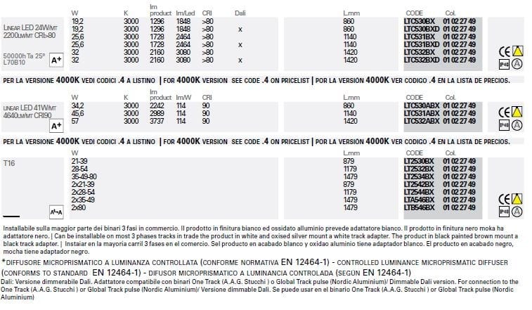 Экструдированное алюминиевое освещение трека Lucifero's файл 2 ARCH-00134071 - Вид №3