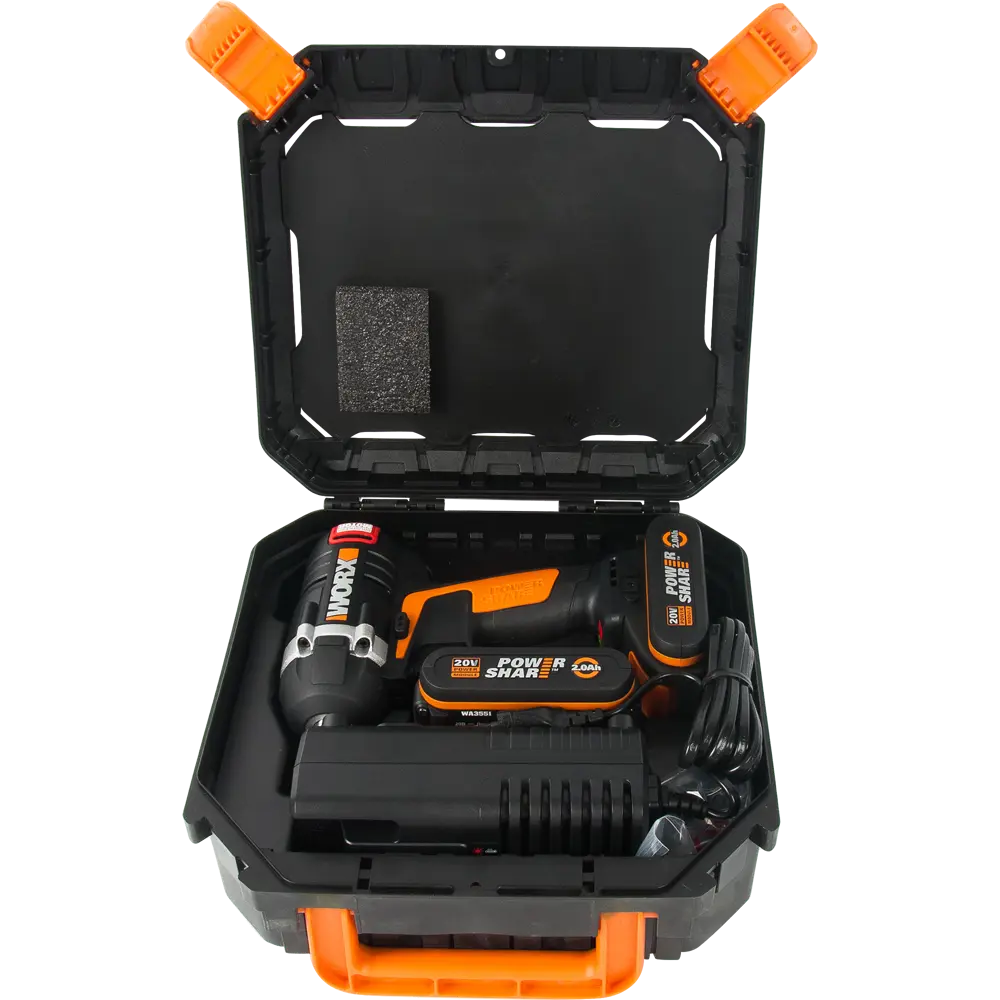 Гайковерт бесщеточный ударный Worx WX279, 20 В Li-ion 2x2 Ач, 300 Нм STLM-2176203 - Вид №5