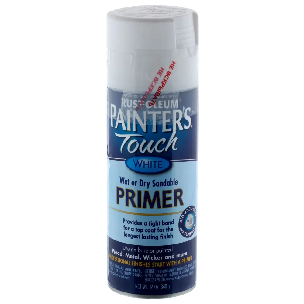 Грунт аэрозольный Paint Touch матовый цвет белый 340 г 13365973 STLM-2170150 RUST-OLEUM  - Вид №1