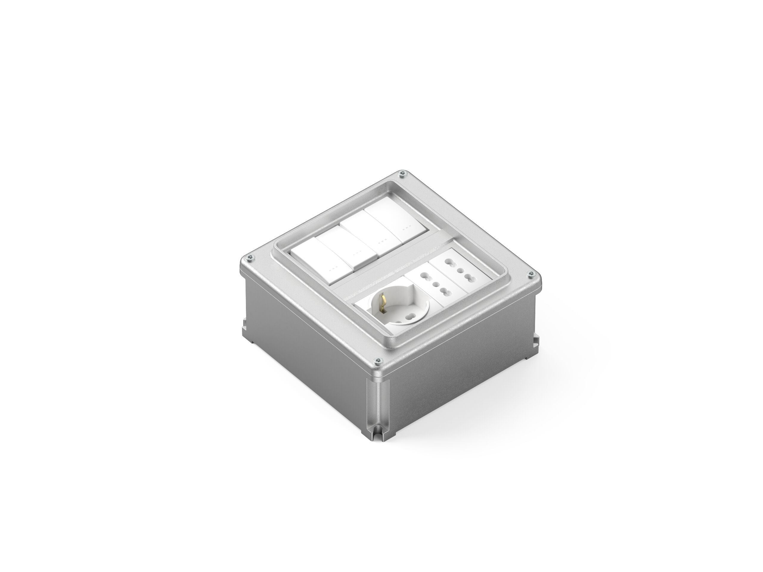 Коробка для электрической системы из натурального алюминия Genuit Silver ARCH-00114256 - Вид №5