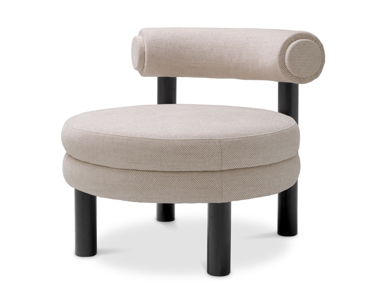 Тканевое кресло без подлокотников с мягким сиденьем Eichholtz Zoey ARCH-00151555