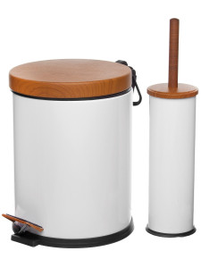 Набор аксессуаров для ванны Aquila Wood 2Set White