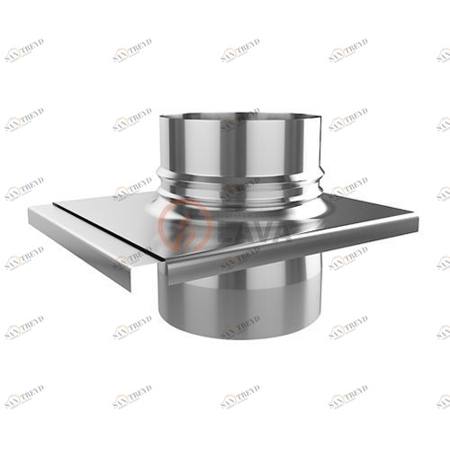 Шибер задвижной LAVA 130, нерж. 439 (0,8) 3194