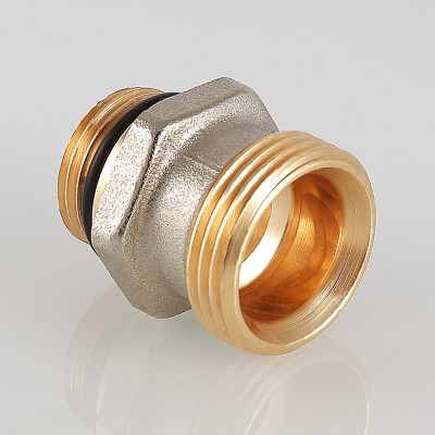 VTr.580.NEI.040E Ниппель для коллекторного блока, под расходомер Valtec 1/2 х 3/4", "евроконус"  - Вид №13