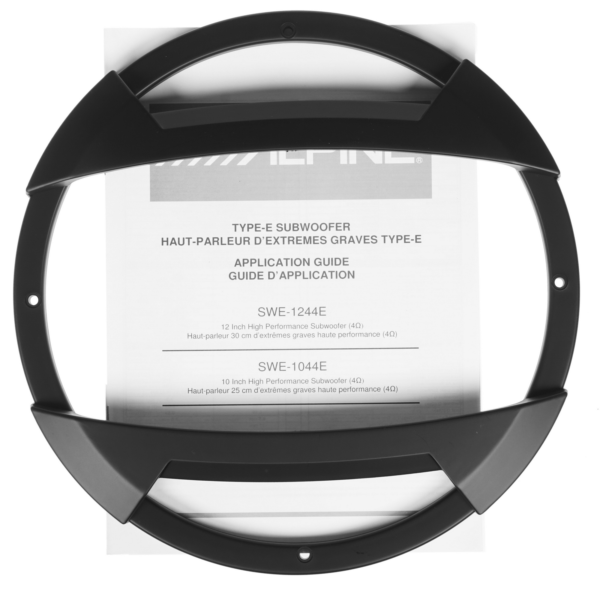 6723293 Сабвуферный динамик Alpine SWE-1244E STDN-0052039 - Вид №4