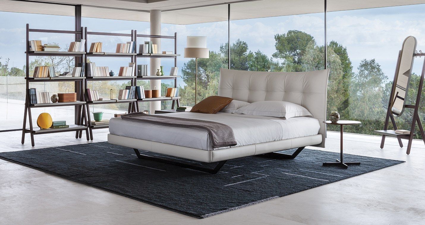 Деревянный самонесущий двухсторонний книжный шкаф Poltrona Frau коллекция-мебель и аксессуары ARCH-00033344 - Вид №3