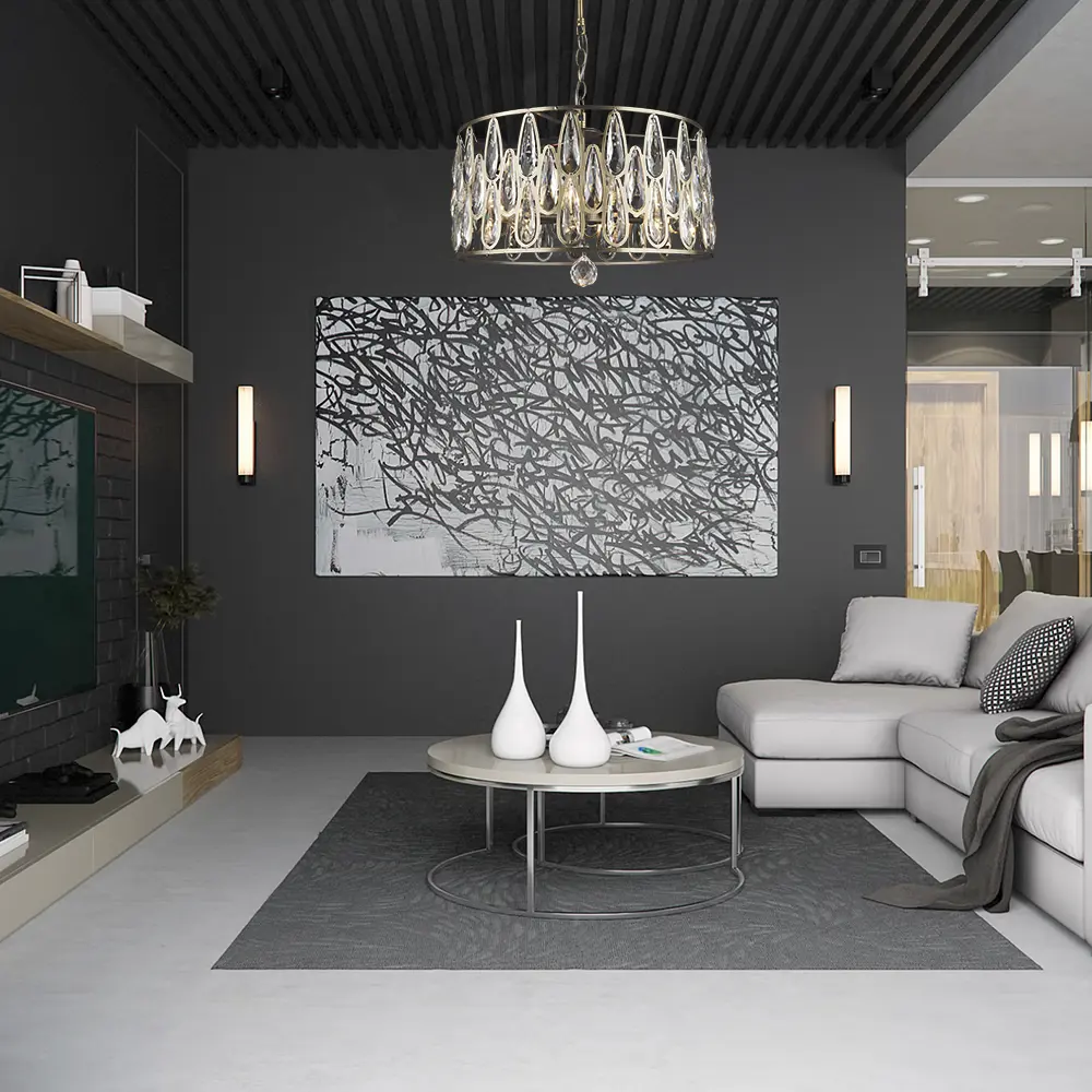 Люстра потолочная Семь огней Илана 6 ламп 18 м² цвет бронза STLM-2207248 - Вид №11