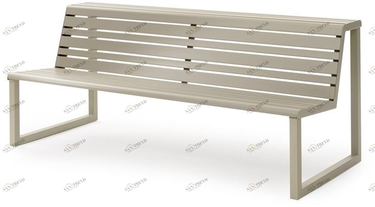Urbantime Скамья со спинкой и двухместным сиденьем Ventiquattrore.h24 sun-id-1470050