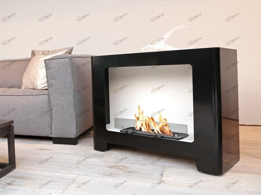 BRITISH FIRES Открытый отдельно стоящий камин из металла, окрашенного биоэтанолом sun-id-1499410