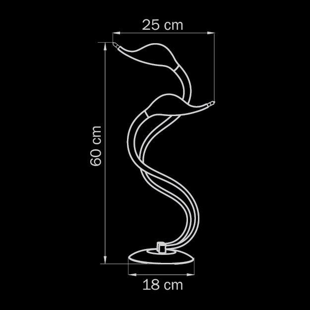 Настольная лампа Lightstar Cigno Collo 751922 LIGHTSTAR ИНТЕРЬЕРНЫЕ 079873 Золото  - Вид №1
