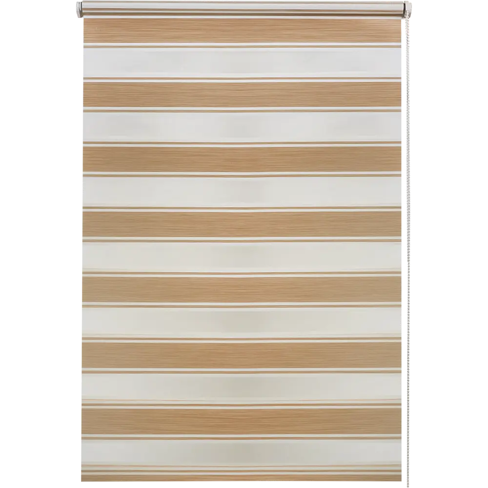 Штора рулонная день-ночь Дэли 50x160 см бежевая MIAMOZA STLM-2038643