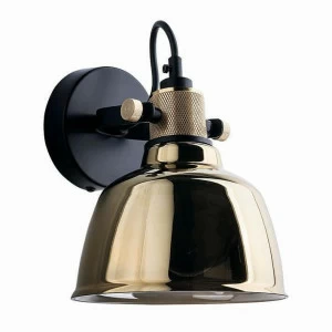 Спот настенный со стеклянным плафоном золотой Amalfi 9155 NOWODVORSKI AMALFI 00-3948986 Золото;черный