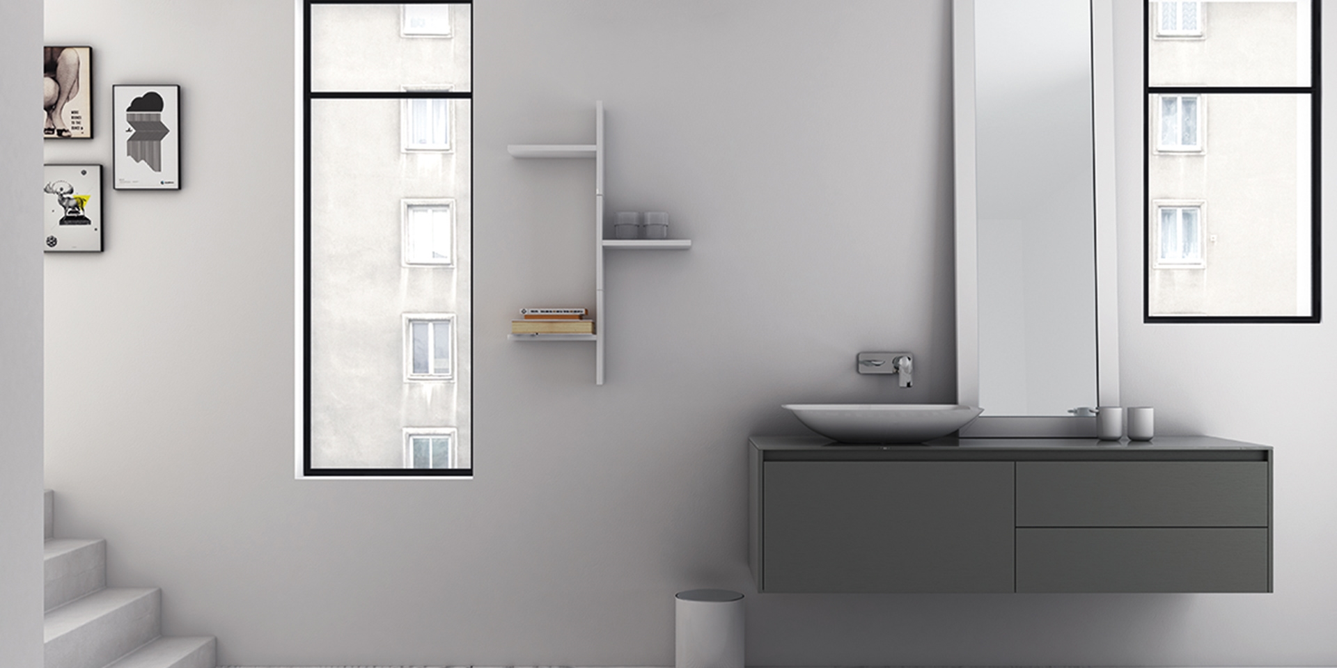 LA450 Накладная раковина на столешницу  овальная Inbani  - Вид №4