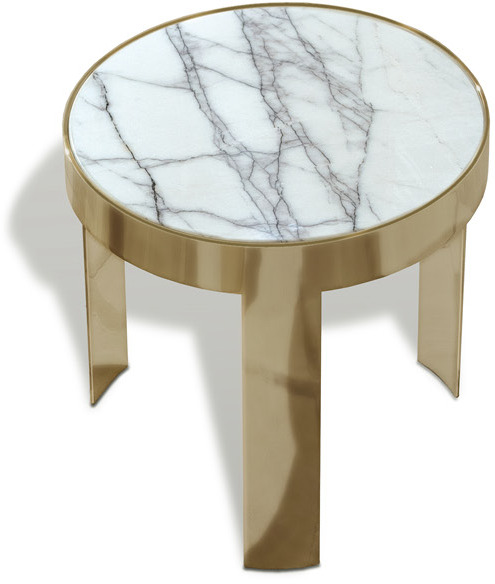 590/44 Infinity круглый металлический торцевой стол - giorgio collection