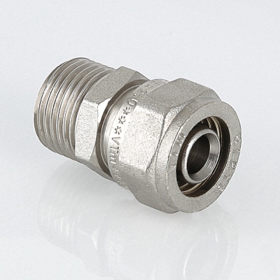 VTm.301.N.002004 Фитинг обжимной  с переходом на наружную резьбу Valtec 20 мм х 1/2"  - Вид №1