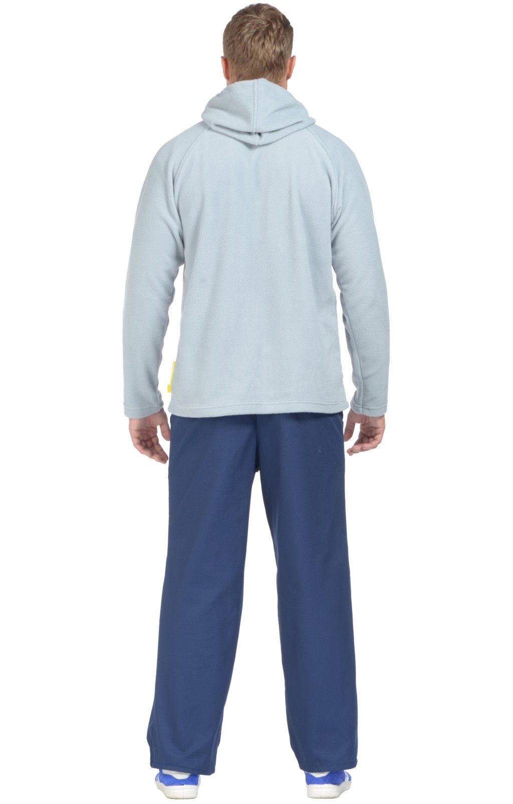 61315 Толстовка флисовая с капюшоном светло-серая  Одежда для промоакций  размер 60-62/170-176 Спецодежда  - Вид №5