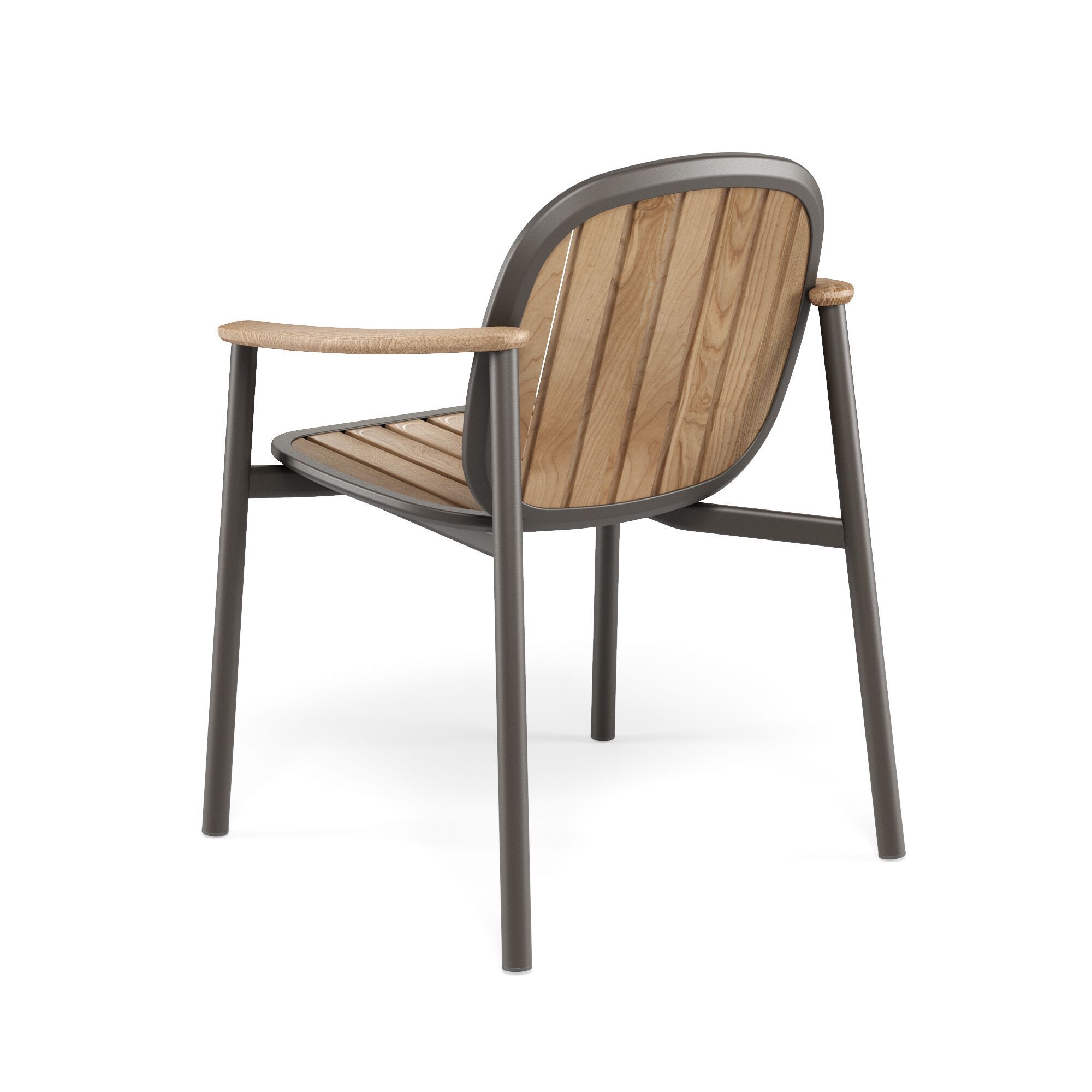 Стул для сада из тикового дерева с подлокотниками emu Близнецы ARCH-00020320 - Вид №4