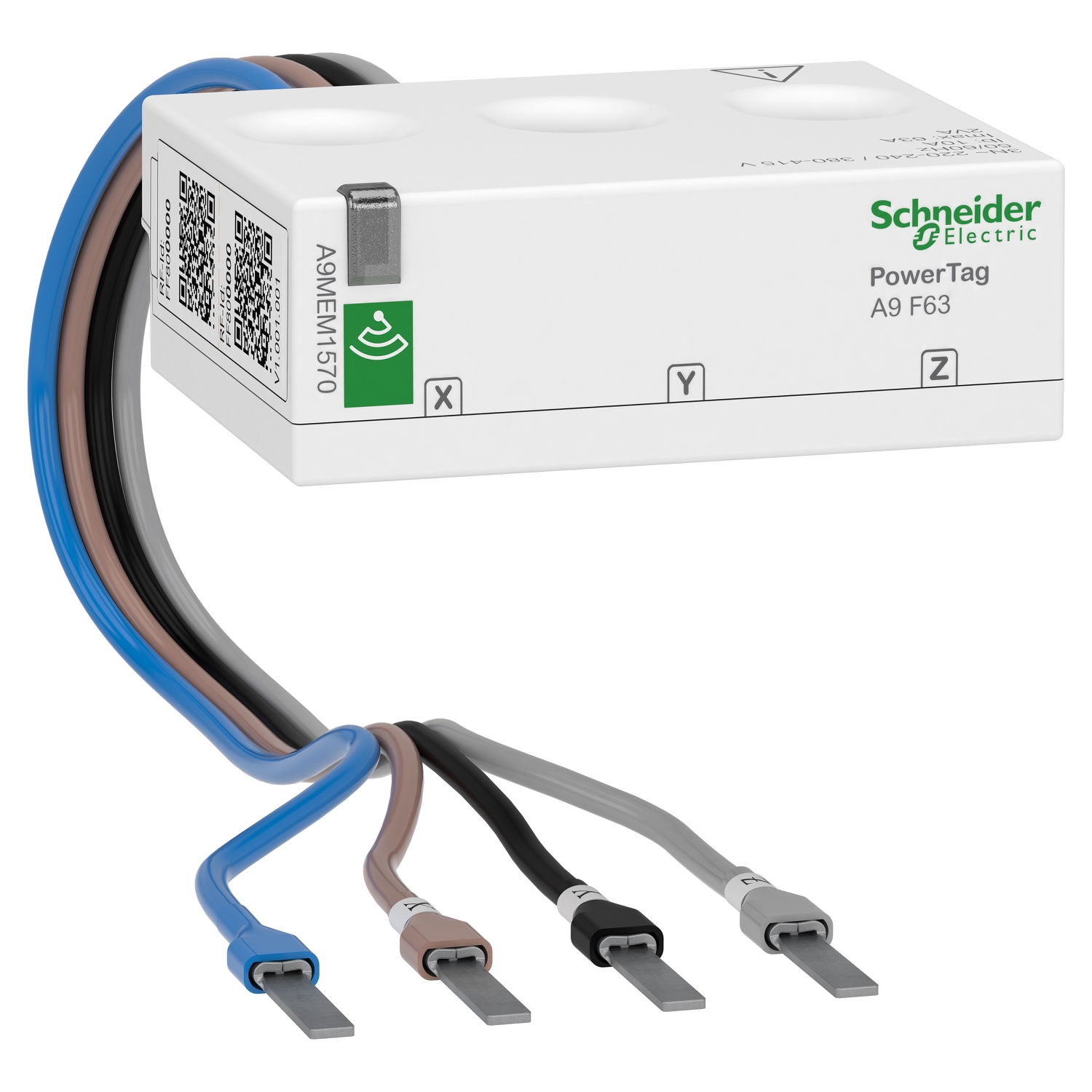 A9MEM1570 Беспроводной датчик PowerTag FLEX 63А 3P+N =S= Schneider Electric PowerLogic 