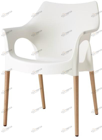 SCAB DESIGN Штабелируемый стул из технополимера с подлокотниками sun-id-1367111