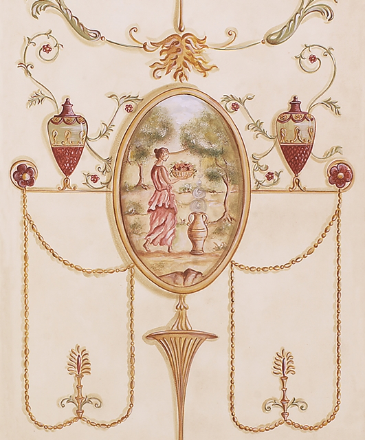 Ch2-1 Tifernoit Дверь, украшенная вручную Porte  - Вид №2