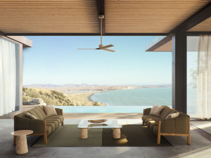 Стеклянный и керамический садовый квадратный журнальный столик