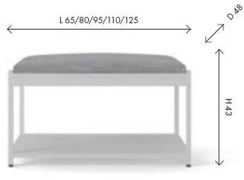 Birex Мягкая скамья Domì sun-id-1464260 - Вид №1