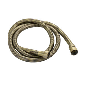 GFmark - Шланг душевой 1/2" 1,5 м. БРОНЗА металлический, рифлённый, код: 3779