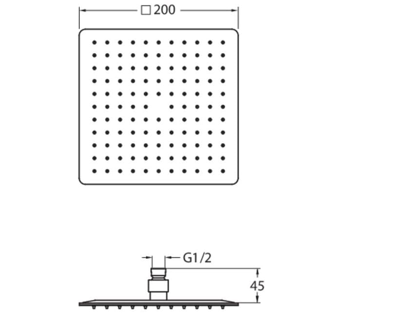 Насадка для душа с системой защиты от накипи CRISTINA Rubinetterie душевые головки и рычаги-Shower &amp ARCH-00039565 - Вид №2