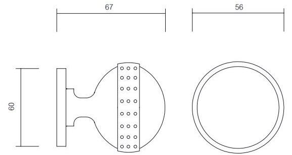 Pasini Ручка дверная из латуни  0310  - Вид №1