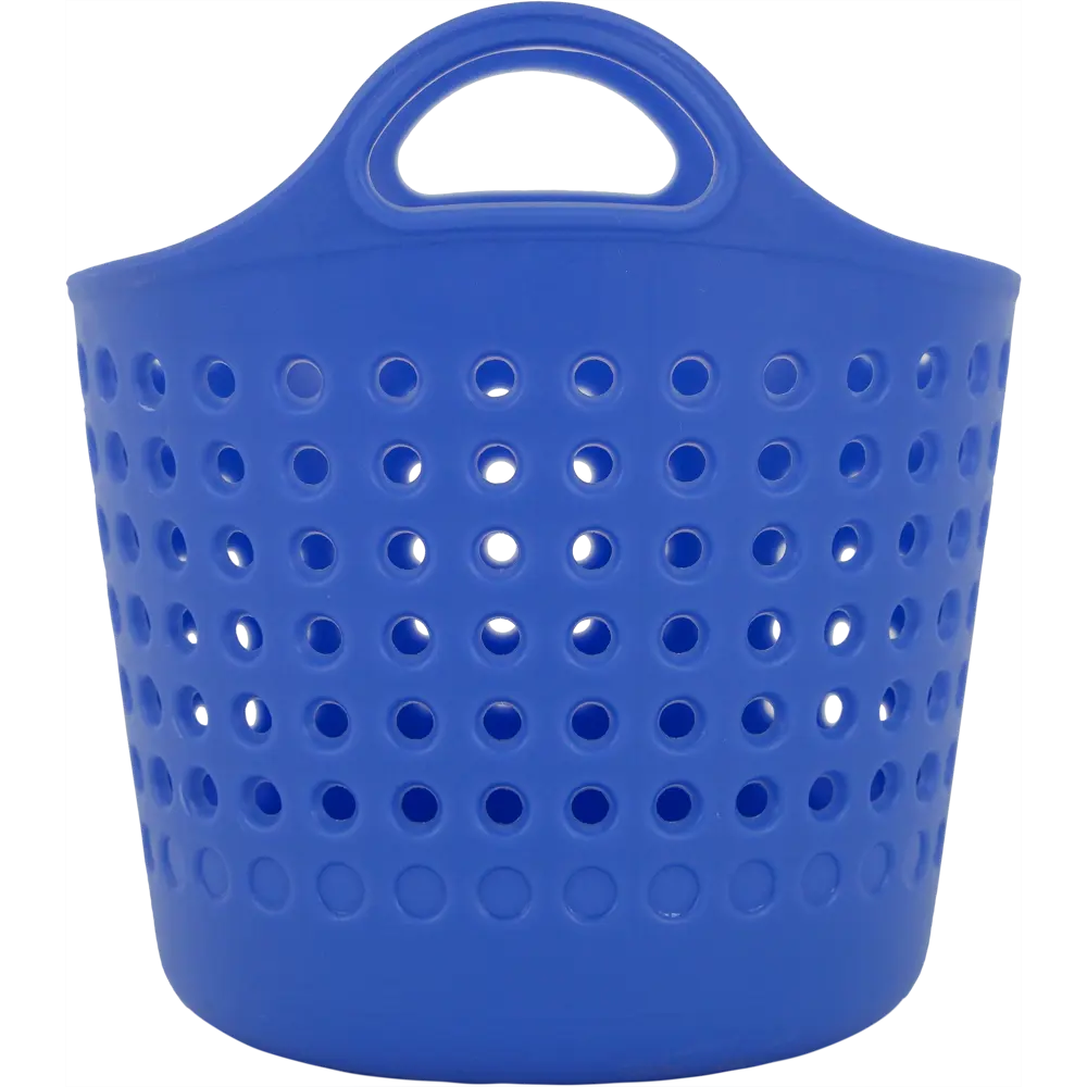 Корзинка для мелочей 11x10x8.5 см пластик цвет синий BEROSSI Soft STLM-2155835 - Вид №2