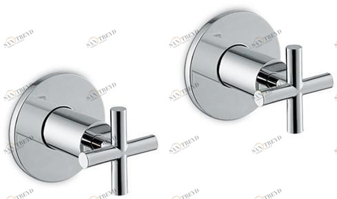 newform Смеситель для душа на 2 отверстия Blink 70857e - 70957e