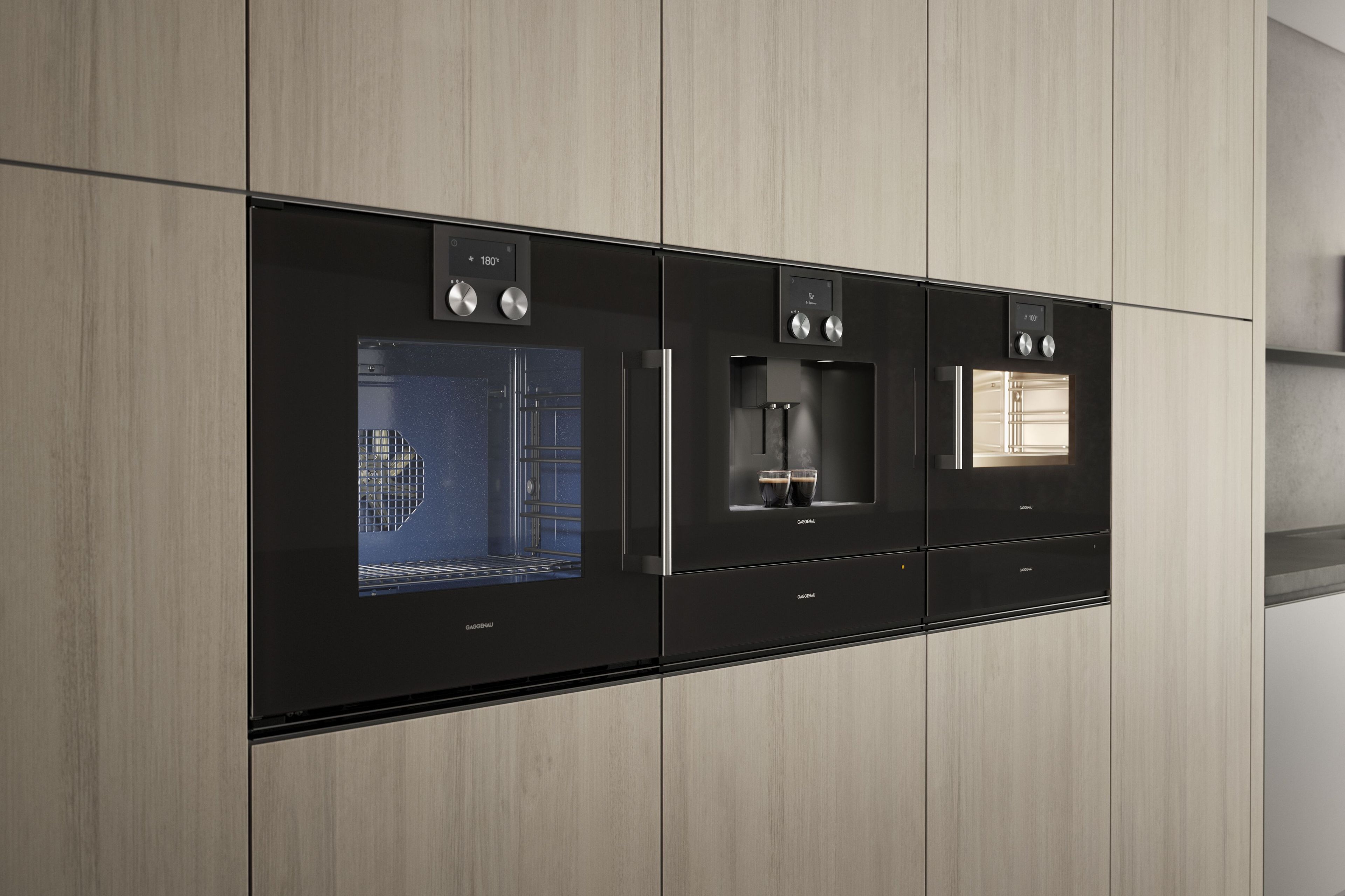 Встраиваемая Паровая печь из нержавеющей стали GAGGENAU серия 200 ARCH-00018024 - Вид №1