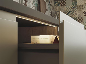 Встраиваемый светодиодный профиль с непрямым освещением