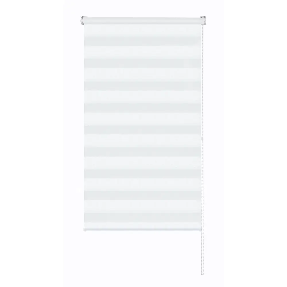 Рулонная штора день-ночь MIAMOZA Москва 40×160 см белая 89411425 STLM-1576371