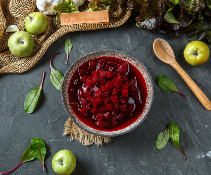 6084 Свекла в яблочном соке Вкусляндия  - Вид №1