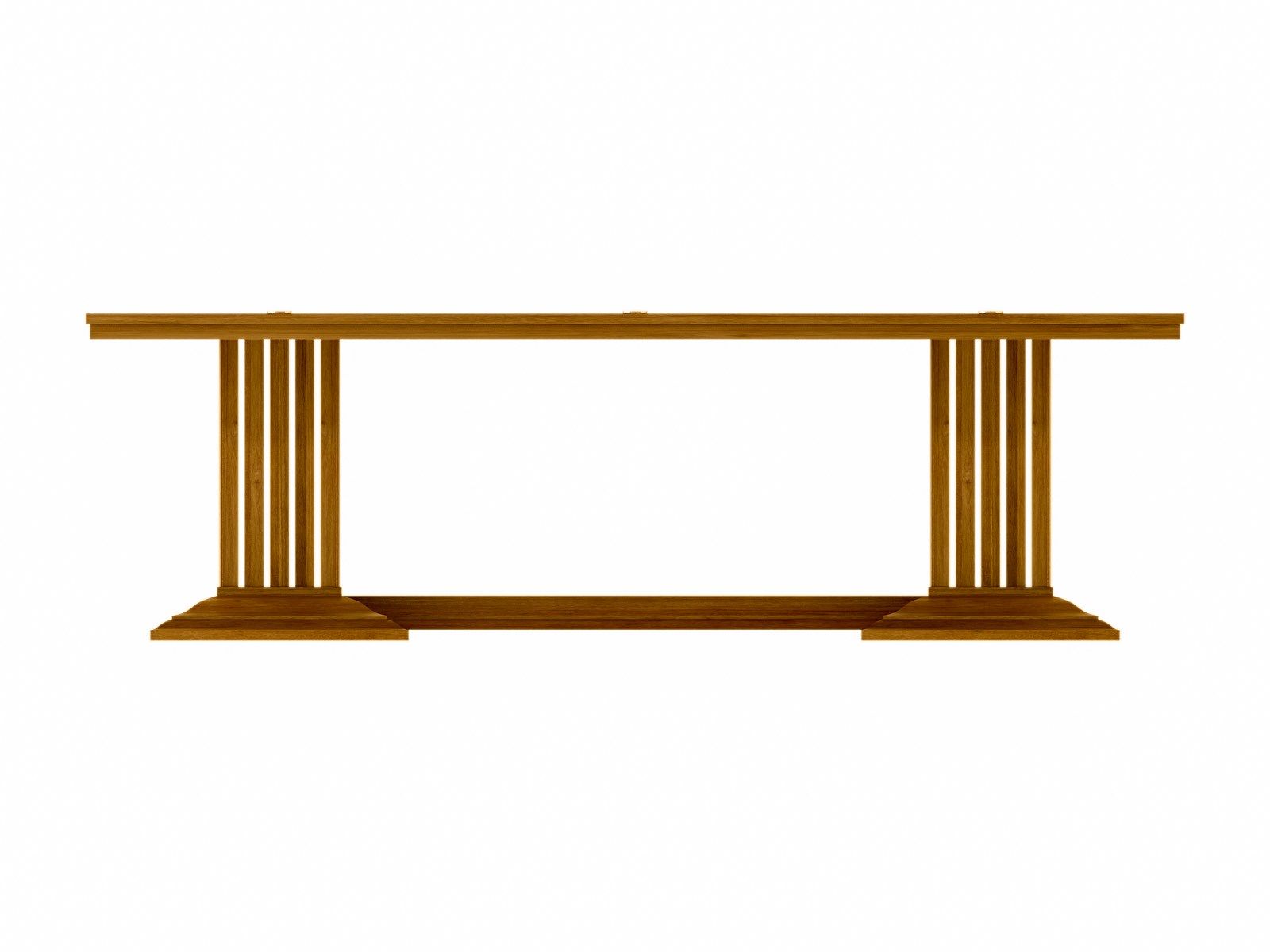 Прямоугольный садовый стол из тикового дерева ASTELLO Coquelicot ARCH-00149191 - Вид №1