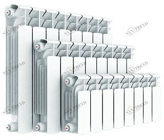 Радиатор биметаллический Rifar Base 500/100 14 секций RB50014