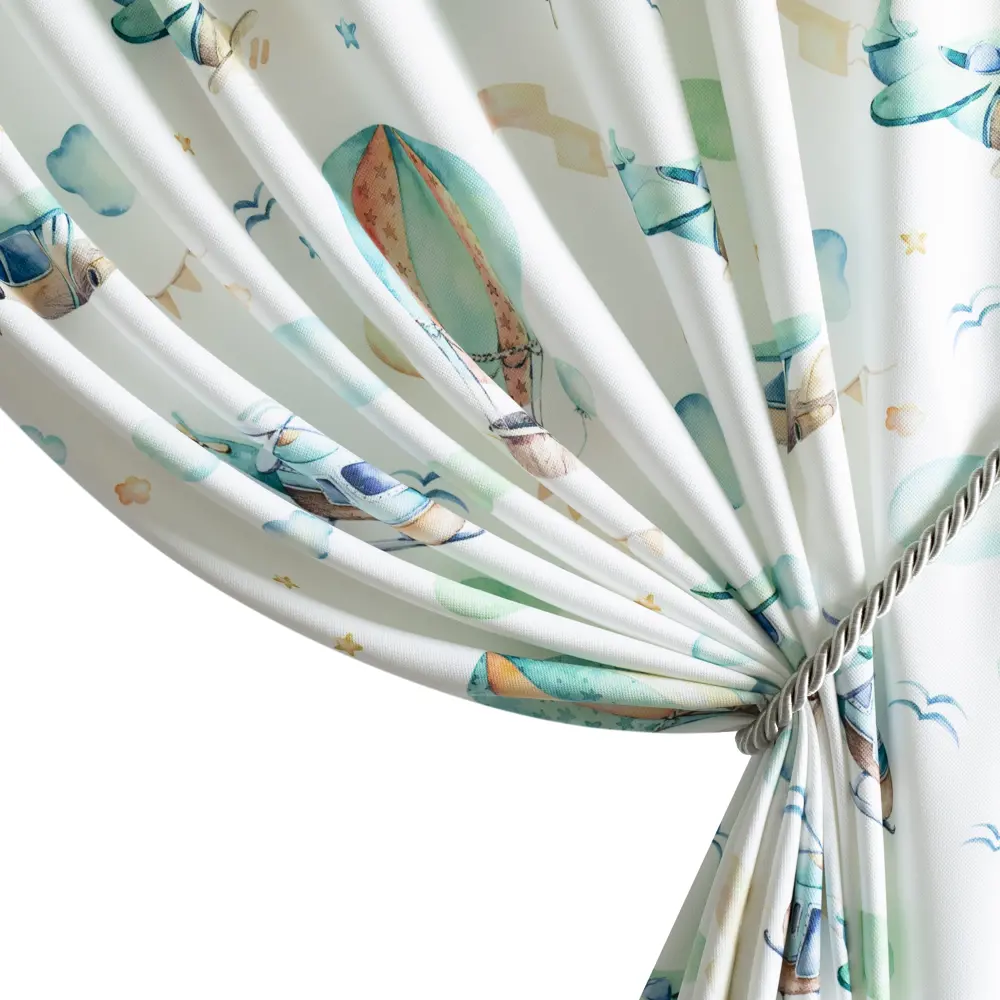 Ткань 1 м/п Самолет велюр 300 см цвет зеленый GARDEN STLM-2207107 - Вид №3