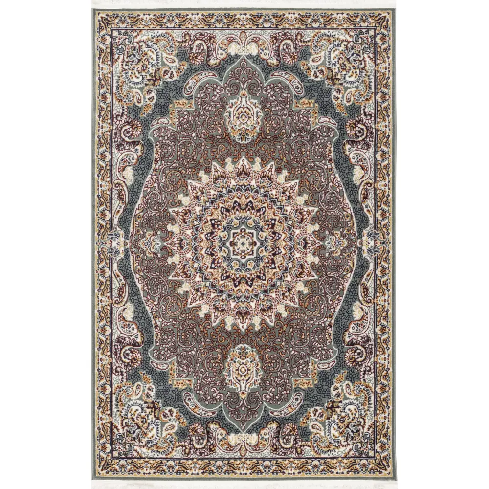 Santreyd Ковер Анатолия: классика с узорчатым бордюром для уютного интерьера 89369415 STLM-1056270 - Вид №1