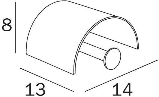 INDA® Держатель металлического рулона One A24260 - Вид №1