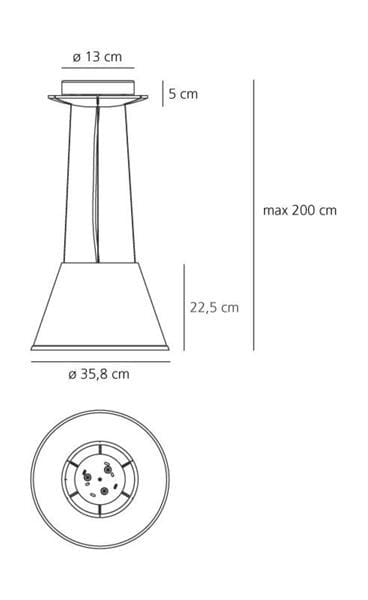 Пергаментная бумага подвесной светильник Artemide Choose ARCH-00046386 - Вид №4