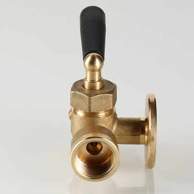 VT.1808.RG.04 Кран для манометра трехходовой с фланцем Valtec 1/2"  - Вид №6