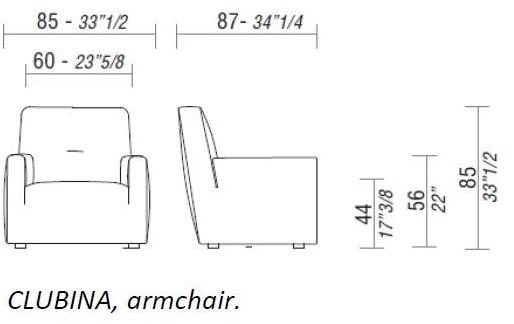ESTEL GROUP Кресло Club из кожи Clubina sun-id-1434495 - Вид №3