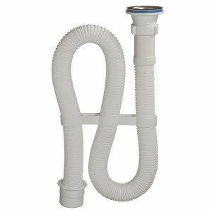 Сифон гофр. 1 1/2 (белый) АС-3011 (О) АС-3011